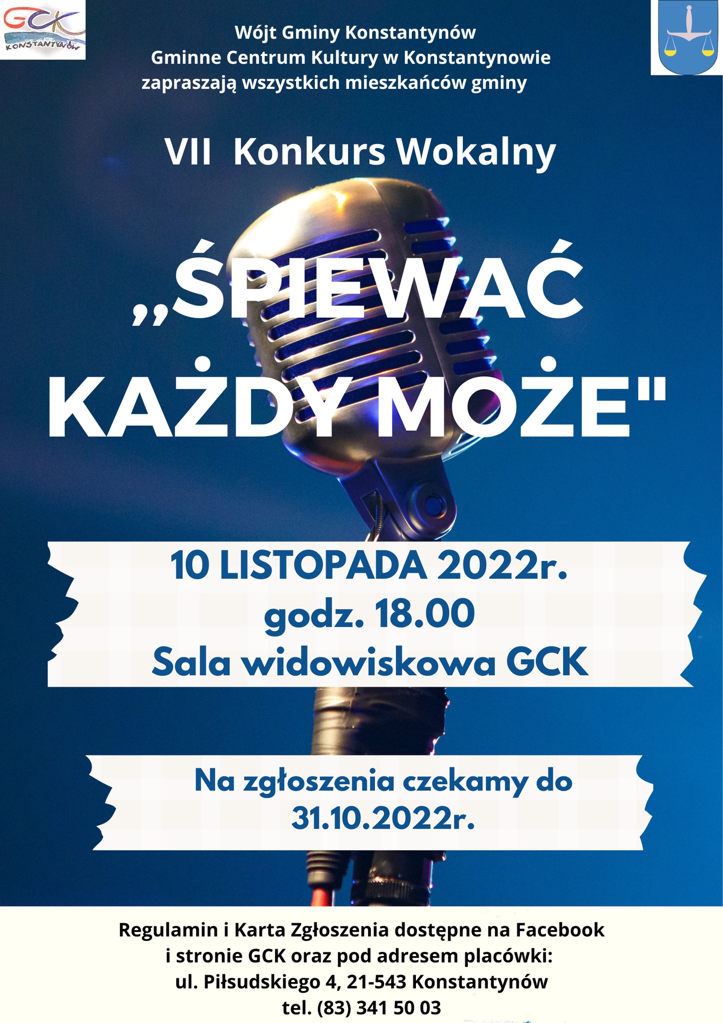 You are currently viewing VII Konkurs Wokalny “ŚPIEWAĆ KAŻDY MOŻE”