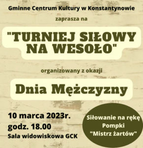 Read more about the article Turniej Siłowy “Na Wesoło”