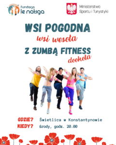 Read more about the article Zajęcia Zumba Fitness w ramach projektu WSI POGODNA WSI WESOŁA Z ZUMBĄ FITNESS DOOKOŁA