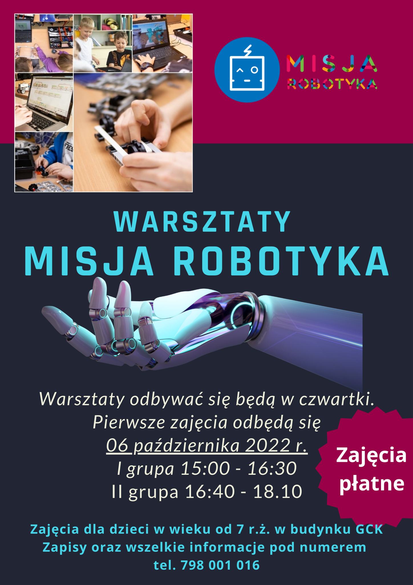 You are currently viewing Warsztaty MISJA ROBOTYKA