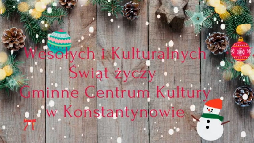 You are currently viewing Życzenia Bożonarodzeniowe od GCK Konstantynów