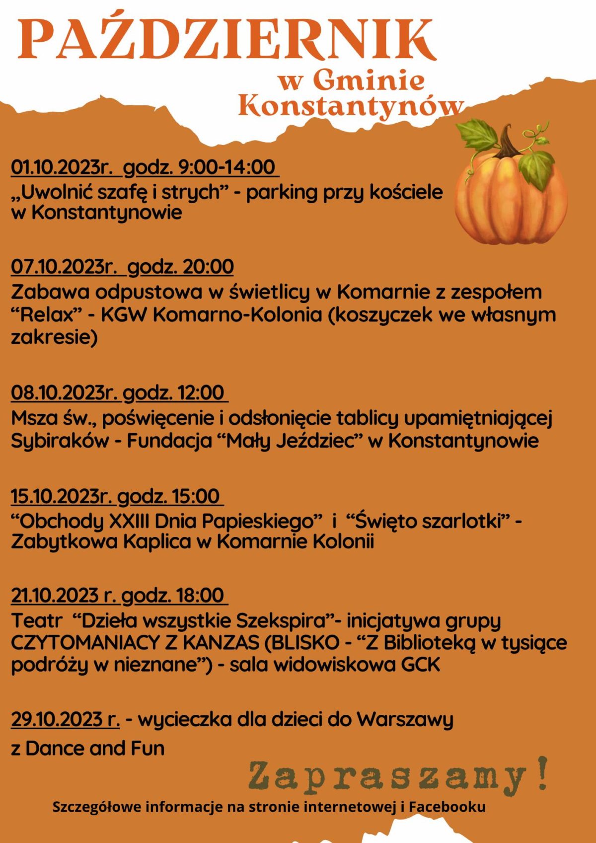 You are currently viewing Październik w gminie Konstantynów