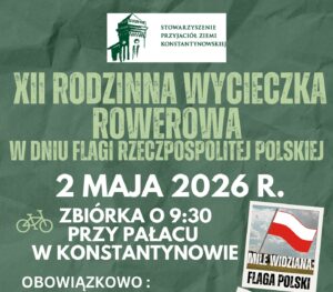 Read more about the article W imieniu Organizatorów zapraszamy do udziału w XII Rodzinnej Wycieczce Rowerowej